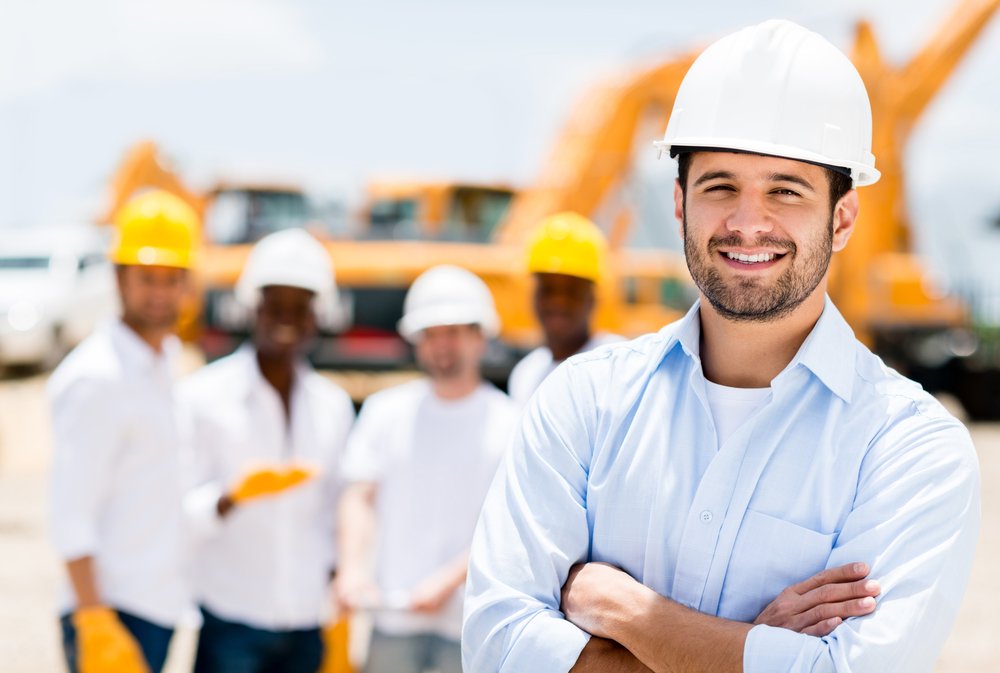 Successful,Male,Architect,At,A,Building,Site,With,Arms,Crossed